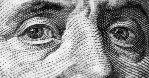 dollar bill zoomed in - finance and economy news
