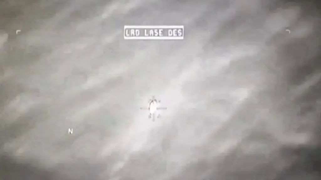 Missile hitting a UAP