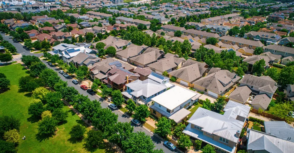 real estate neighborhood - housing crisis