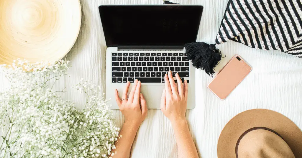 Working on a laptop - how to become successful in your 30s.