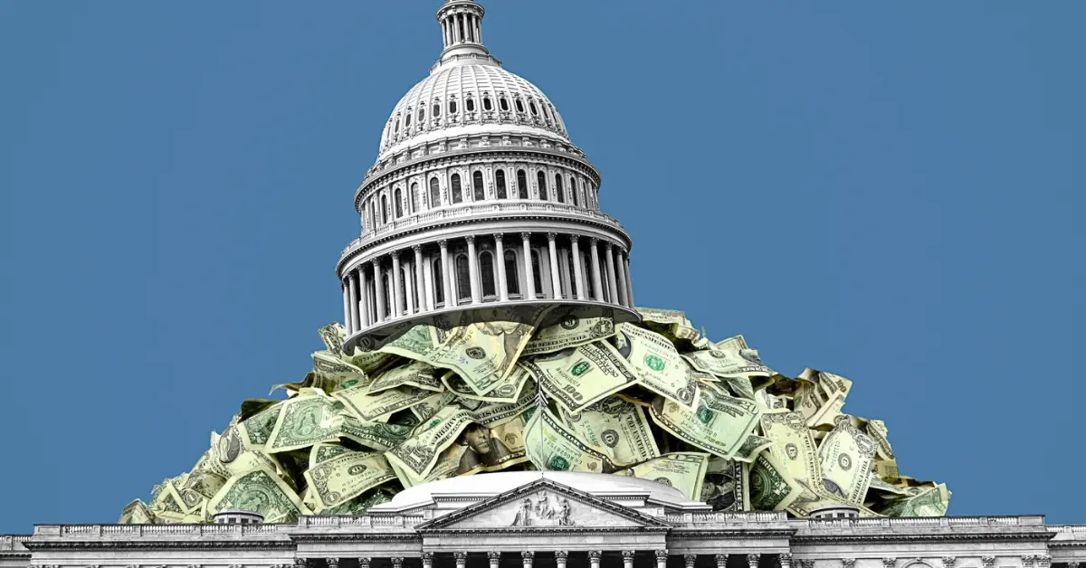 Government building with money stacked - what is lobbying and why does it matter?