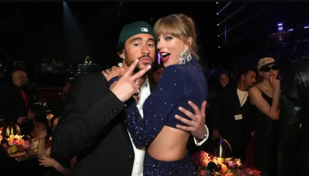 Bad Bunny and Taylor Swift