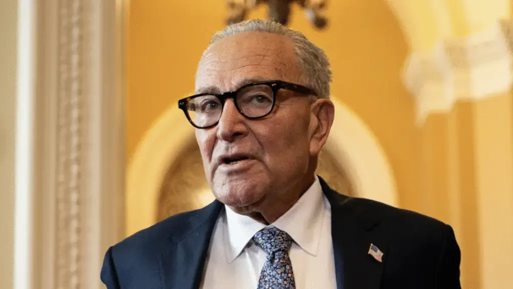 Senate Majority Leader Chuck Schumer responds to the Government Shutdown