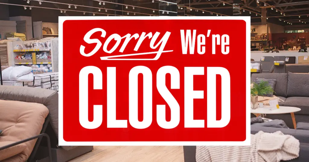A beloved furniture store files chapter 7 bankruptcy after its initial chapter 11 bankruptcy