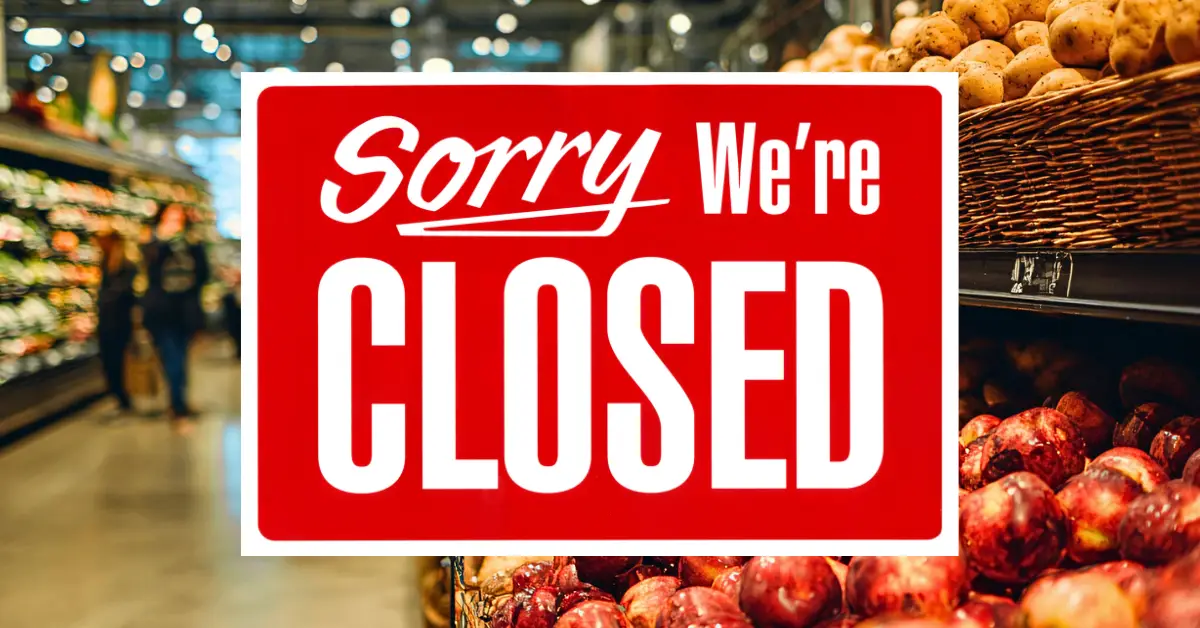 Grocery Chain Store Closures, news and updates