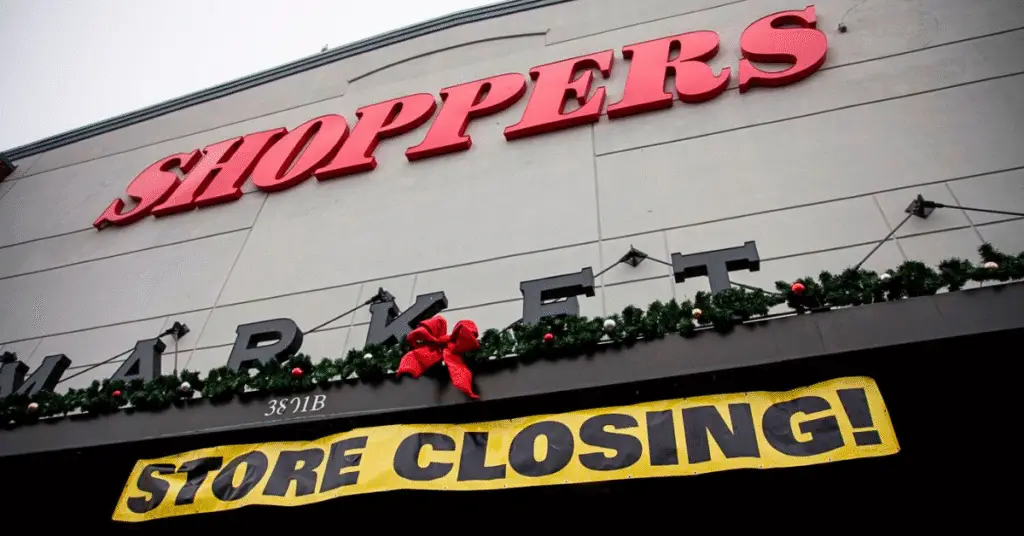 Shoppers Stores Closing