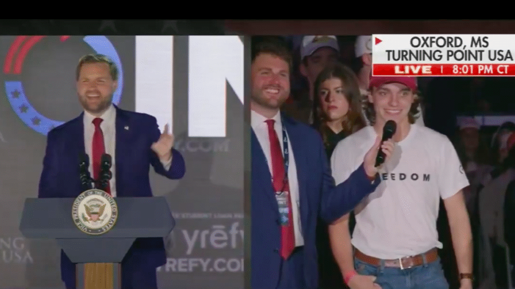 Turning Point USA Young MAGA teen