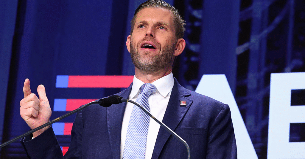 Eric Trump hints at going after big financial institutions