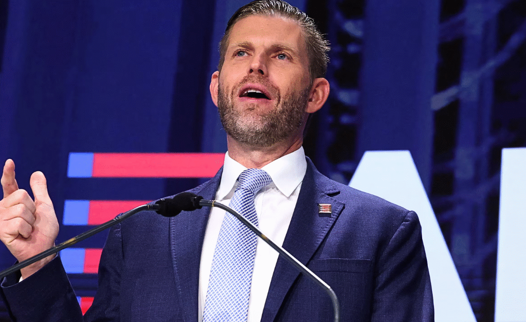 Eric Trump hints at going after big financial institutions