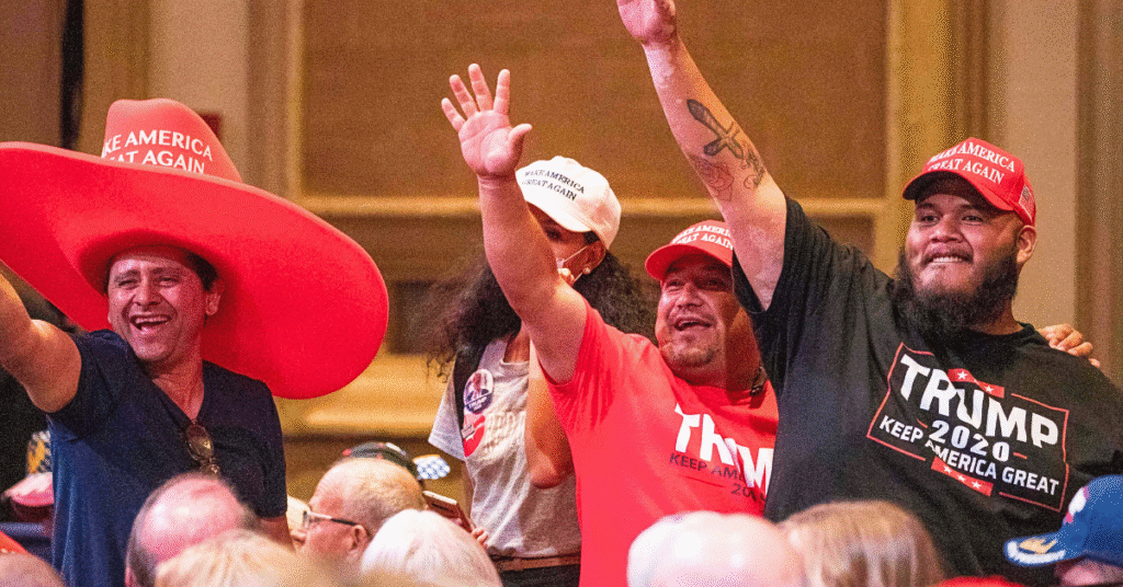 Trump's support from latino voters plunge