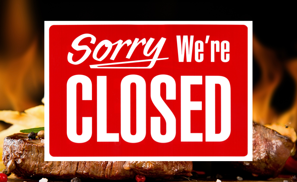 80 Year Old California Steakhouse closes permanently