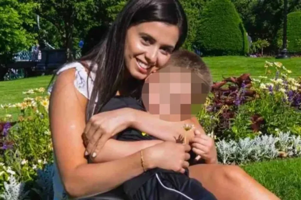 Bruna Ferreira, Karoline Leavitt's relative with son.